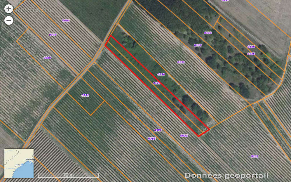 Terrain à CAZOULS-D&#039;HERAULT