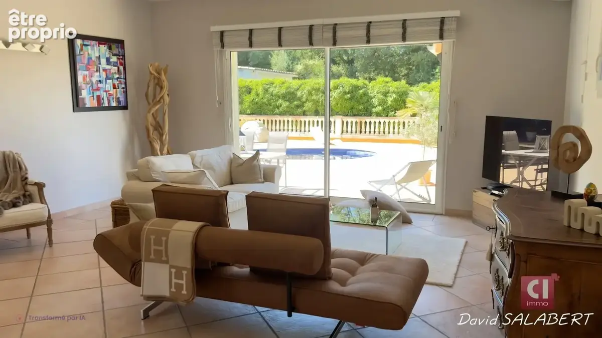 Villa d'architecte T5 à vendre à Brignoles -170 m², pièce de vie lumineuse de 70 m² et piscine - photo 5