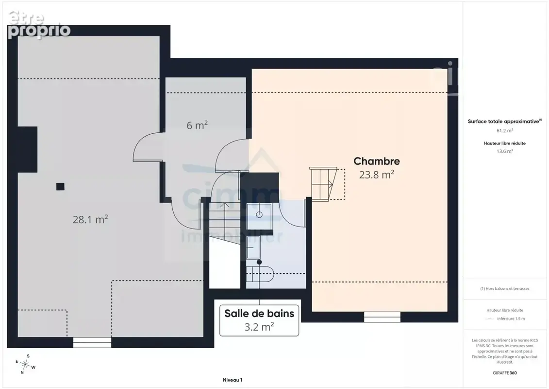 maison de 112 m2 plein centre de Pont Péan - photo 10