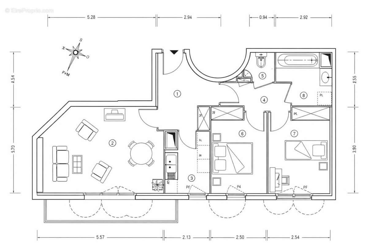 Appartement à COURBEVOIE