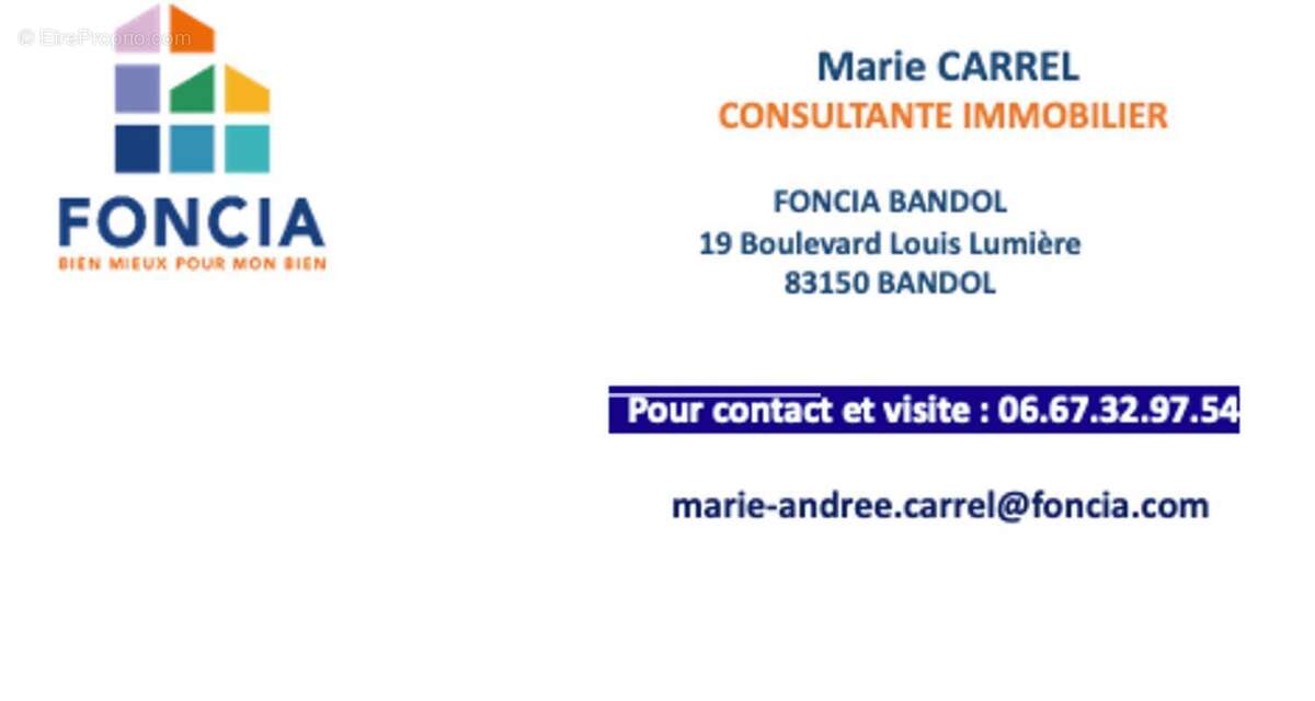 Appartement à SANARY-SUR-MER