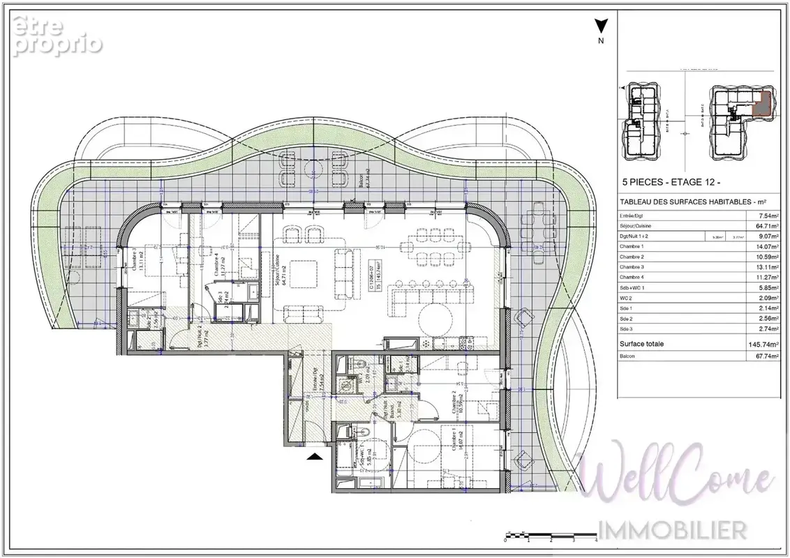 VEFA - Appartement T5 de 145m² côté Sud (Box et Parking inclus) à Aix-Les-Bains ! - photo 4