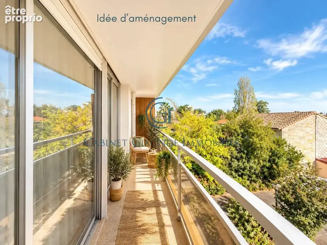 Cauderan appartement t2 balcon parking securise - photo 13
