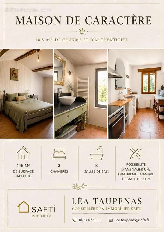 Maison 145 m² à Montlaux  - photo 3