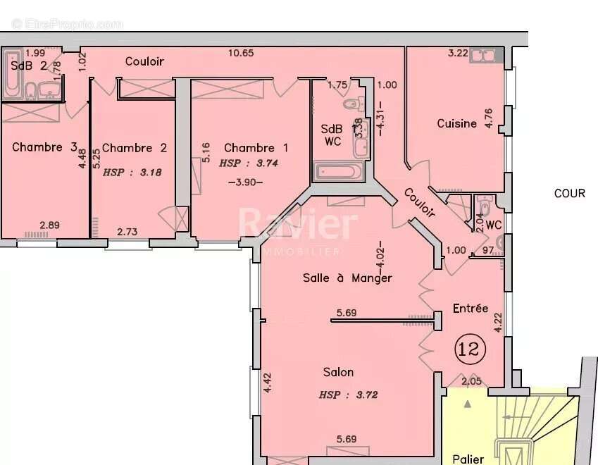 Appartement à PARIS-17E