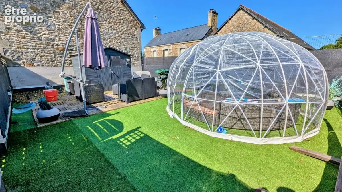 Maison rénovée en pierres 125 m2 à vendre, 6 pièces avec 4 voir 5 chambres, bourg SAINT GERMAIN EN COGLES (35) - photo 17