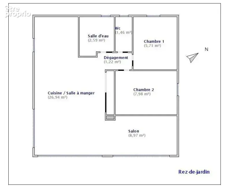 Maison individuelle de loisir type chalet de 55m2 avec jardin - photo 10