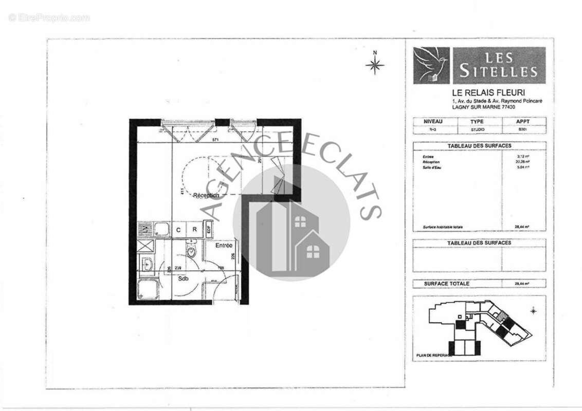 Appartement à LAGNY-SUR-MARNE