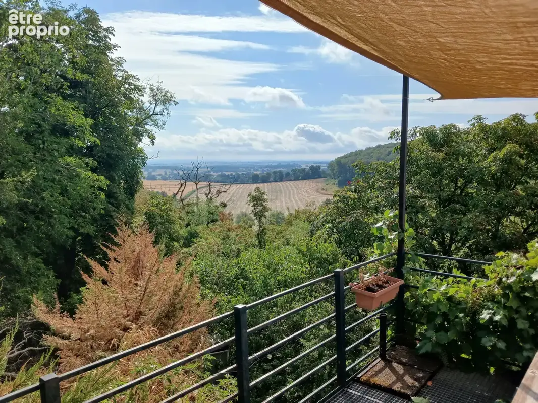 Vue panoramique depuis cette maison de caractère dans le bourg de Champallement, Bourgogne. - photo 5