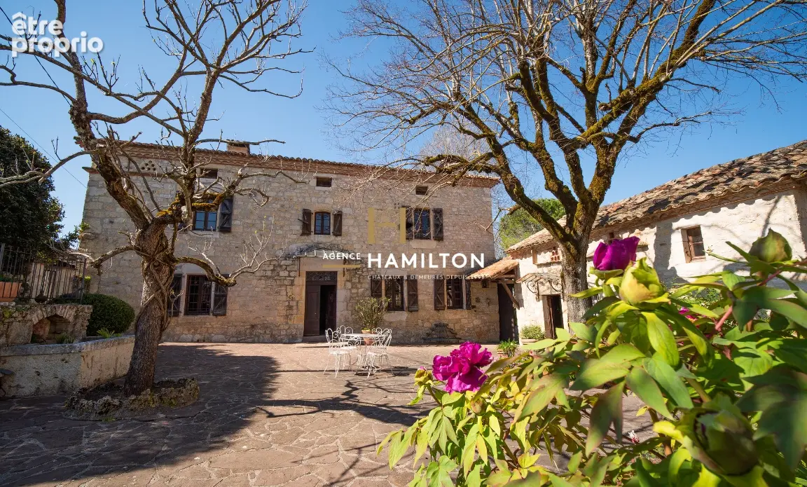 Ancien corps de ferme - domaine equestre - 4,5 ha - cordes-sur-ciel - photo 3