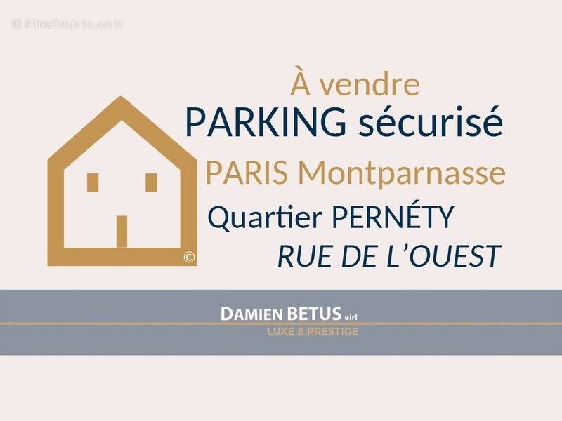 Parking à PARIS-14E