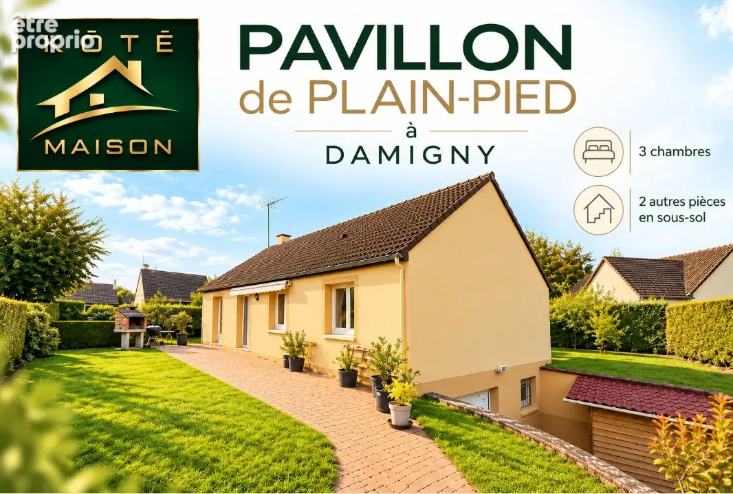 Pavillon de plain-pied - damigny 3 chambres - photo 1