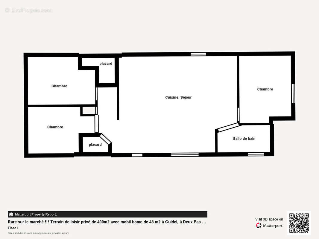 Rare sur le marché !!! Terrain de loisir privé  de 400m2 avec mobil home  de 43 m2 à Guidel, à Deux Pas de la Mer - photo 19