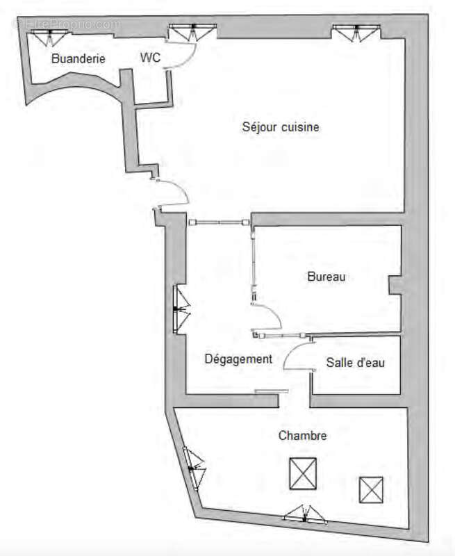 Appartement à PARIS-17E