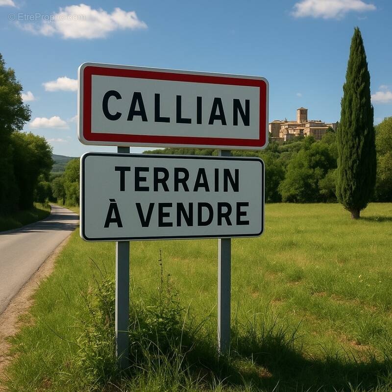 Terrain à CALLIAN