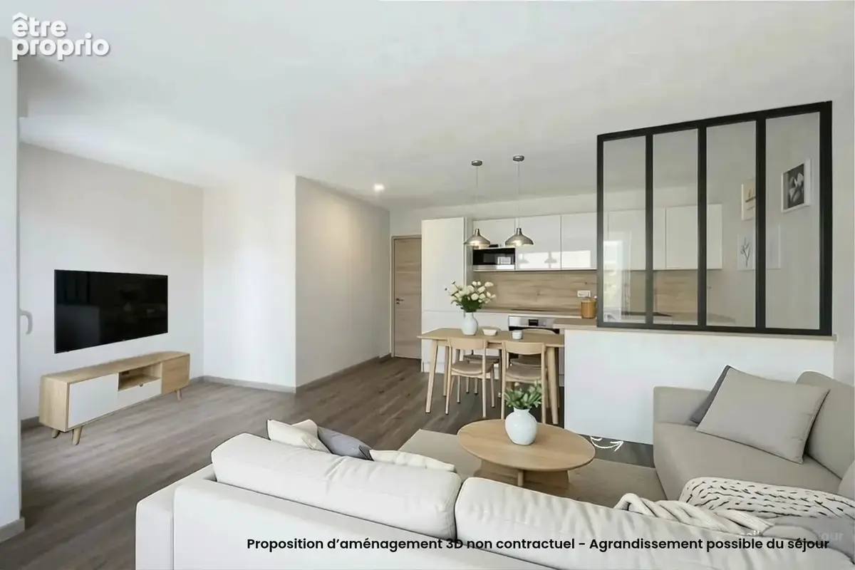 DIJON /LONGVIC  T4 - 86 m² - 3 chambres - Terrasses - parking - photo 1