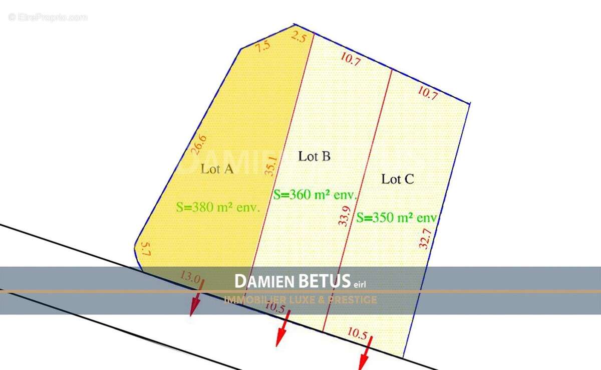 Terrain à vendre de 380,00 m² L'ILE D'YEU (85), SAINT-SAUVEUR - photo 3