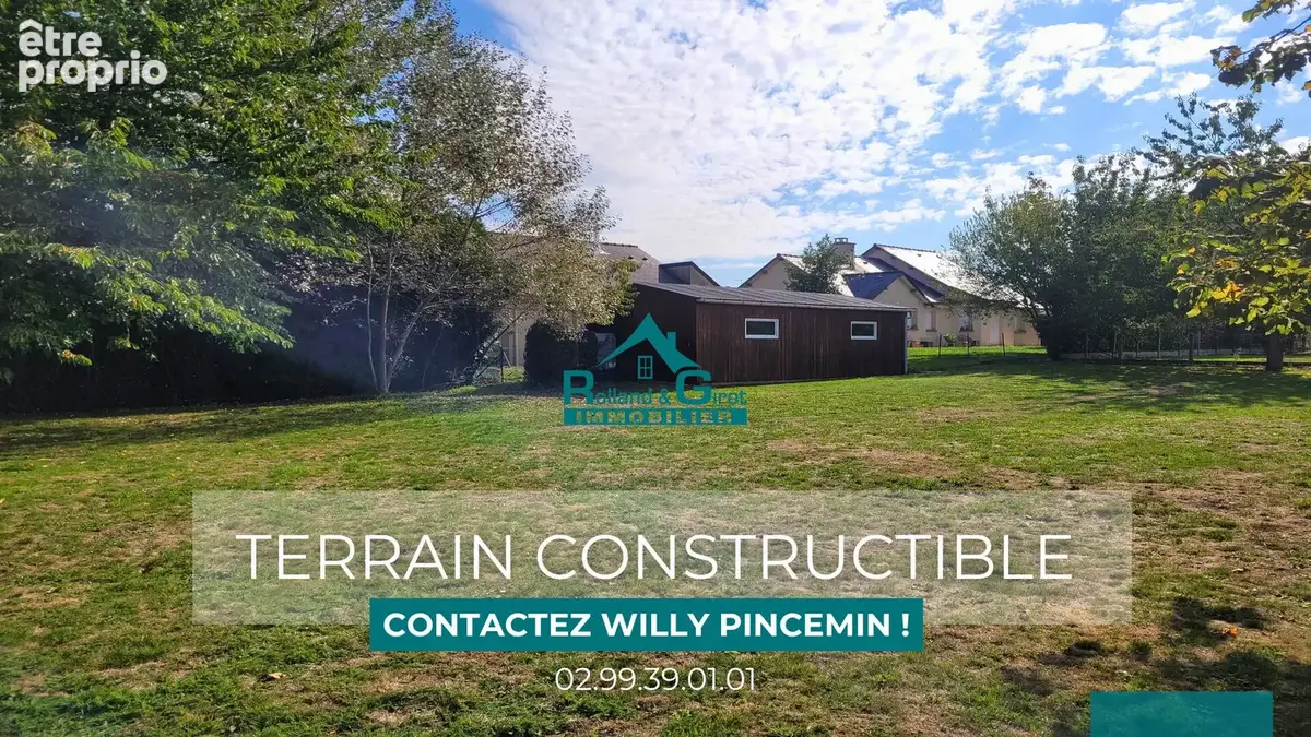 TERRAIN DE 950 M²- - Libre de constructeurs - photo 1