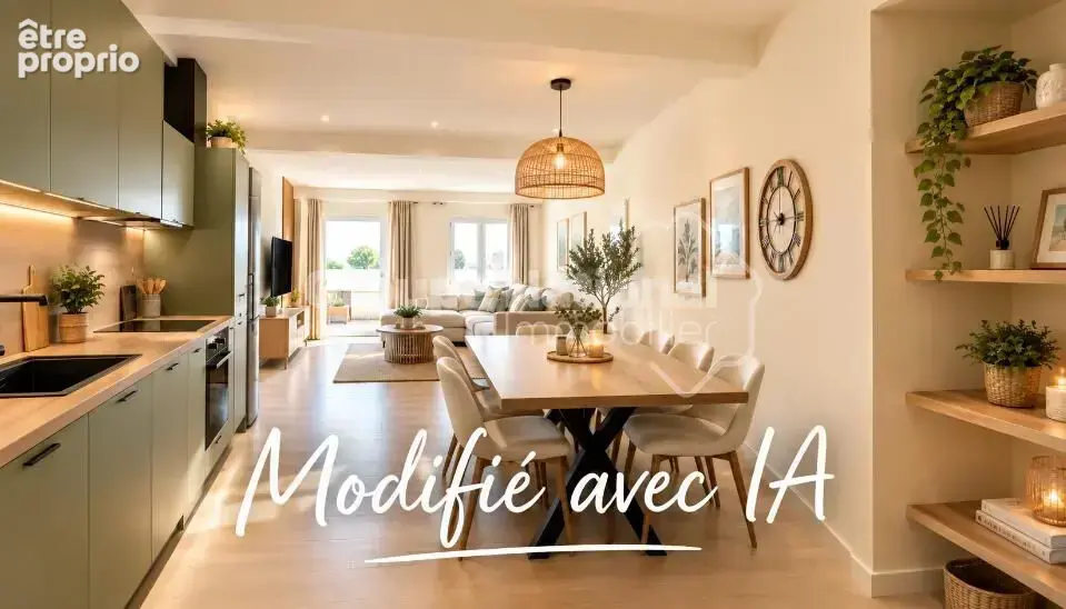 Appartement P3 en rez-de-chaussée avec cour privative, beau potentiel ! - photo 6