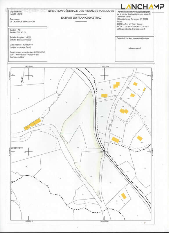Terrain à LE CHAMBON-SUR-LIGNON