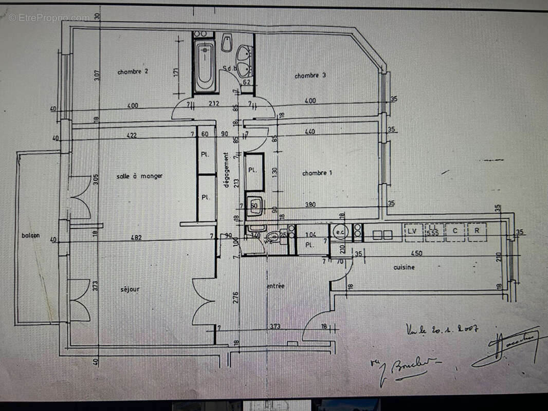 Appartement Orsay 5 pièce(s) 103 m2 - photo 2