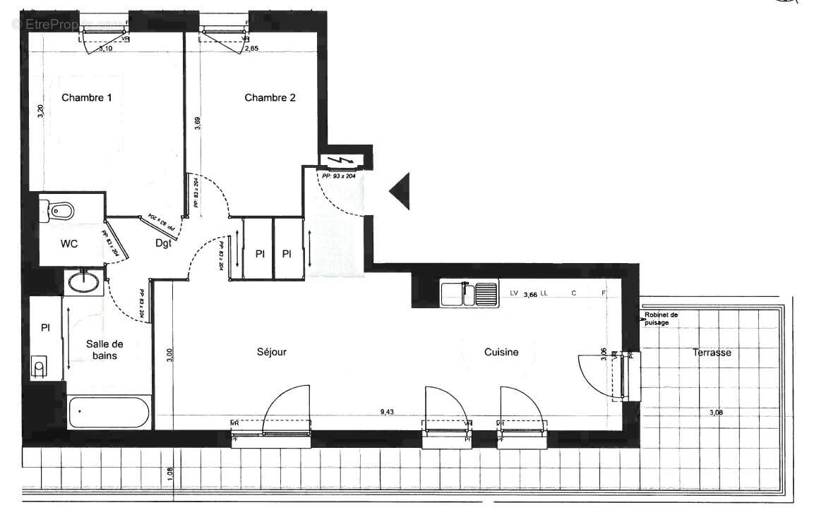 Appartement à TOULOUSE