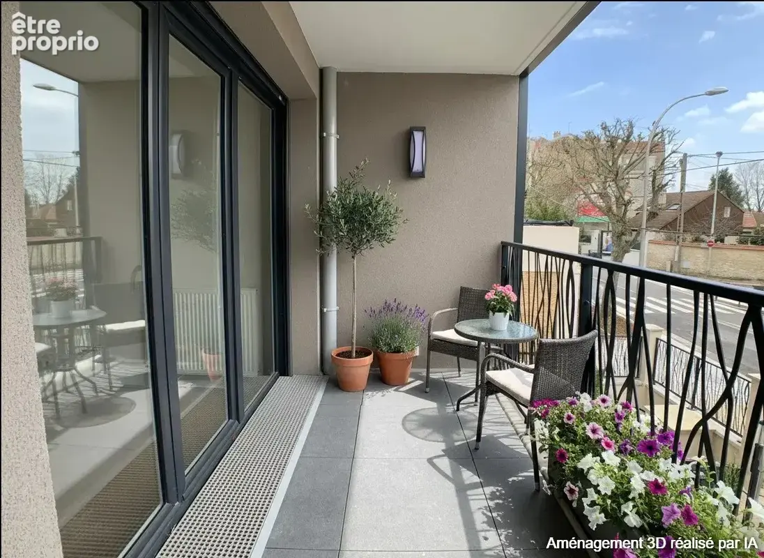 Superbe appartement de 2 pièces 41m² dans résidence de standing comprenant : entrée, séjour donnant ... - photo 5