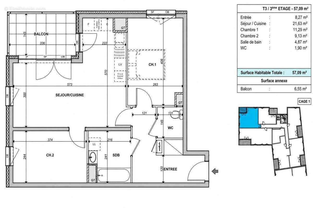 Appartement à LINGOLSHEIM