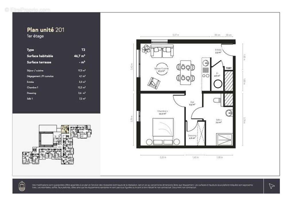 Appartement à PIANOTTOLI-CALDARELLO