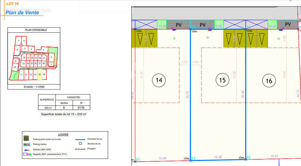 Terrain à ORNAISONS