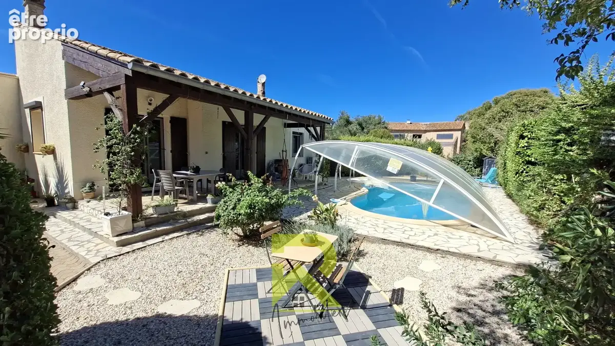 Cuxac-d’Aude   Villa 121 m2   Piscine + Jacuzzi   Terrain 872 m2   3 Camping-cars - photo 2