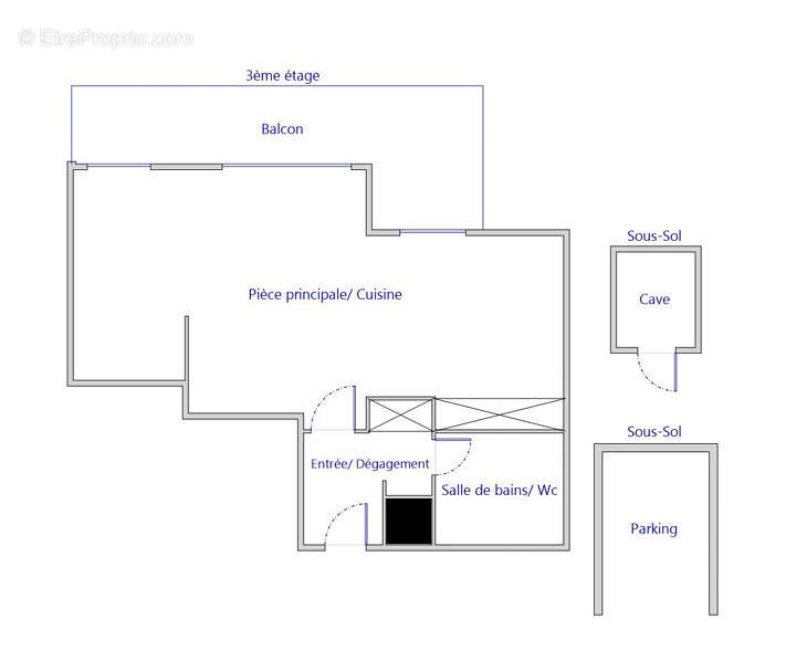 Appartement à COURBEVOIE
