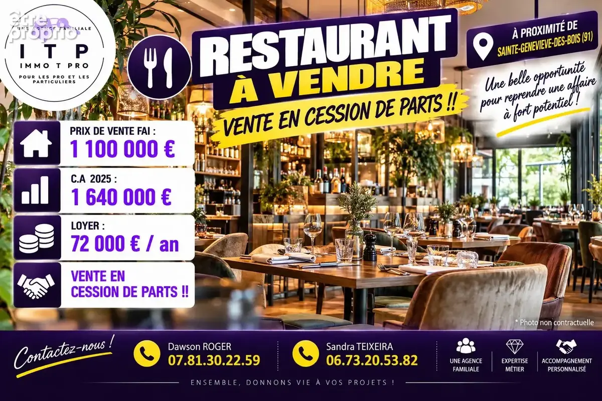Photo Autres à Sainte-Genevieve-Des-Bois au prix de 1 100 000€