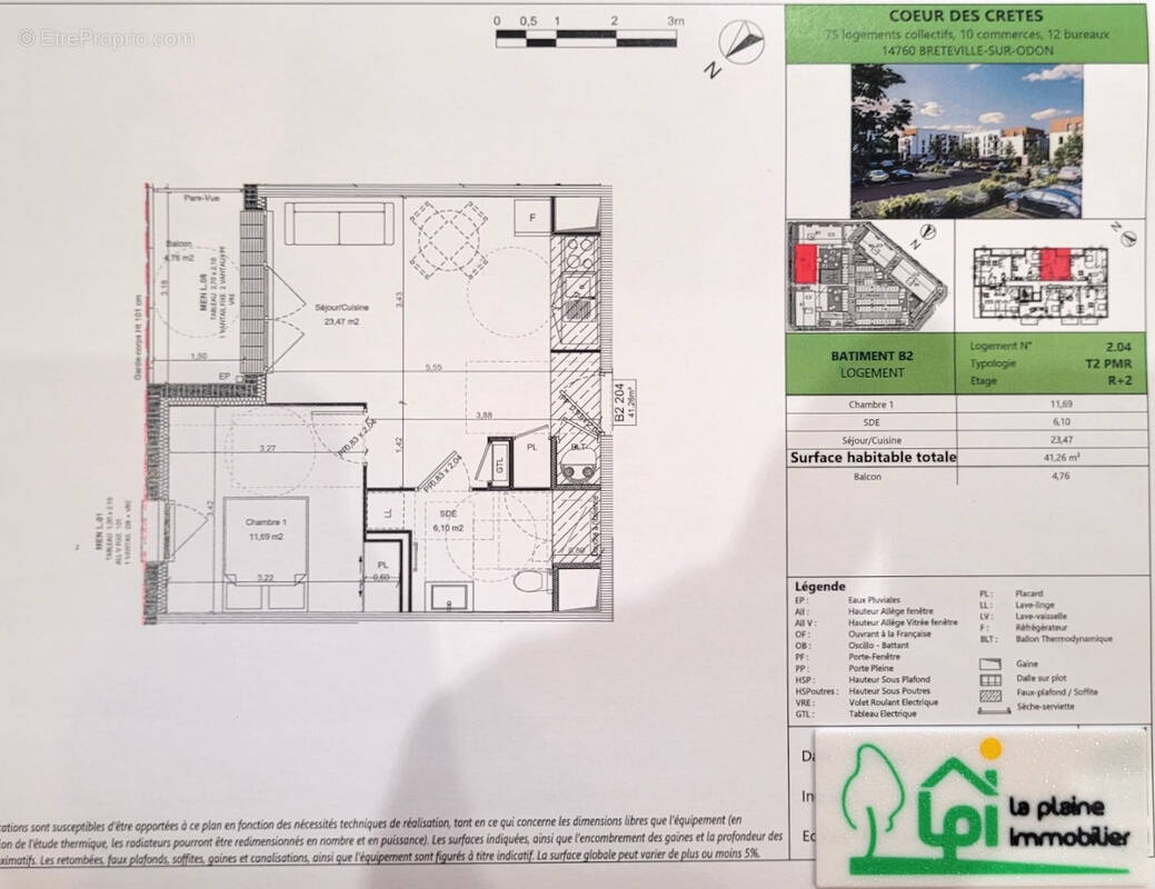 Appartement à BRETTEVILLE-SUR-ODON