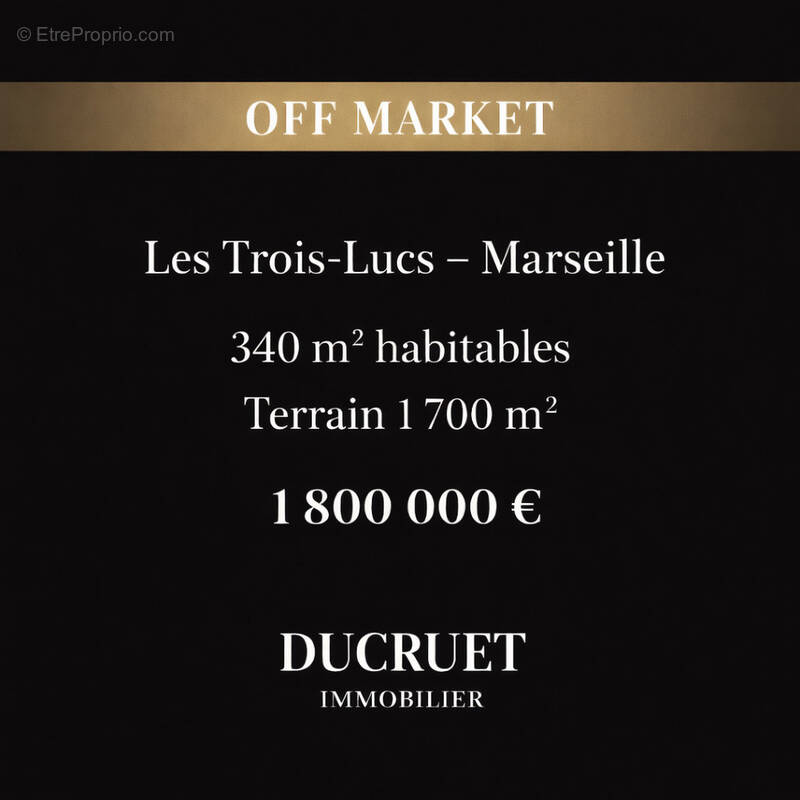 Maison à MARSEILLE-12E