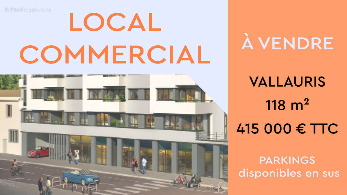 Commerce à VALLAURIS