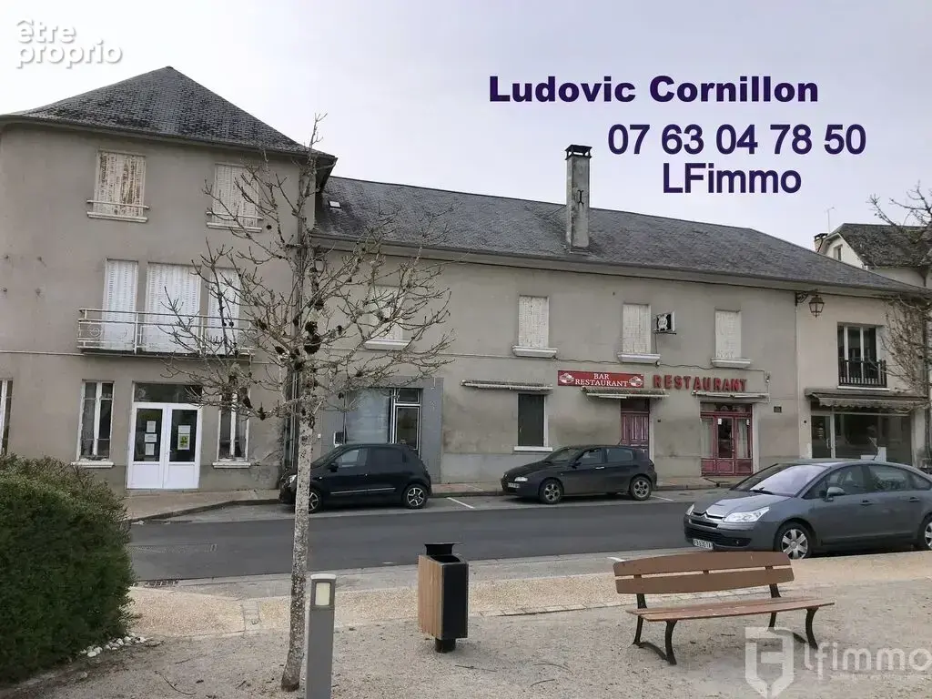 Immeuble à rénover: Hôtel-Restaurant, boucherie avec appartement - photo 4