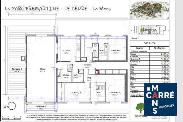 Appartement à LE MANS