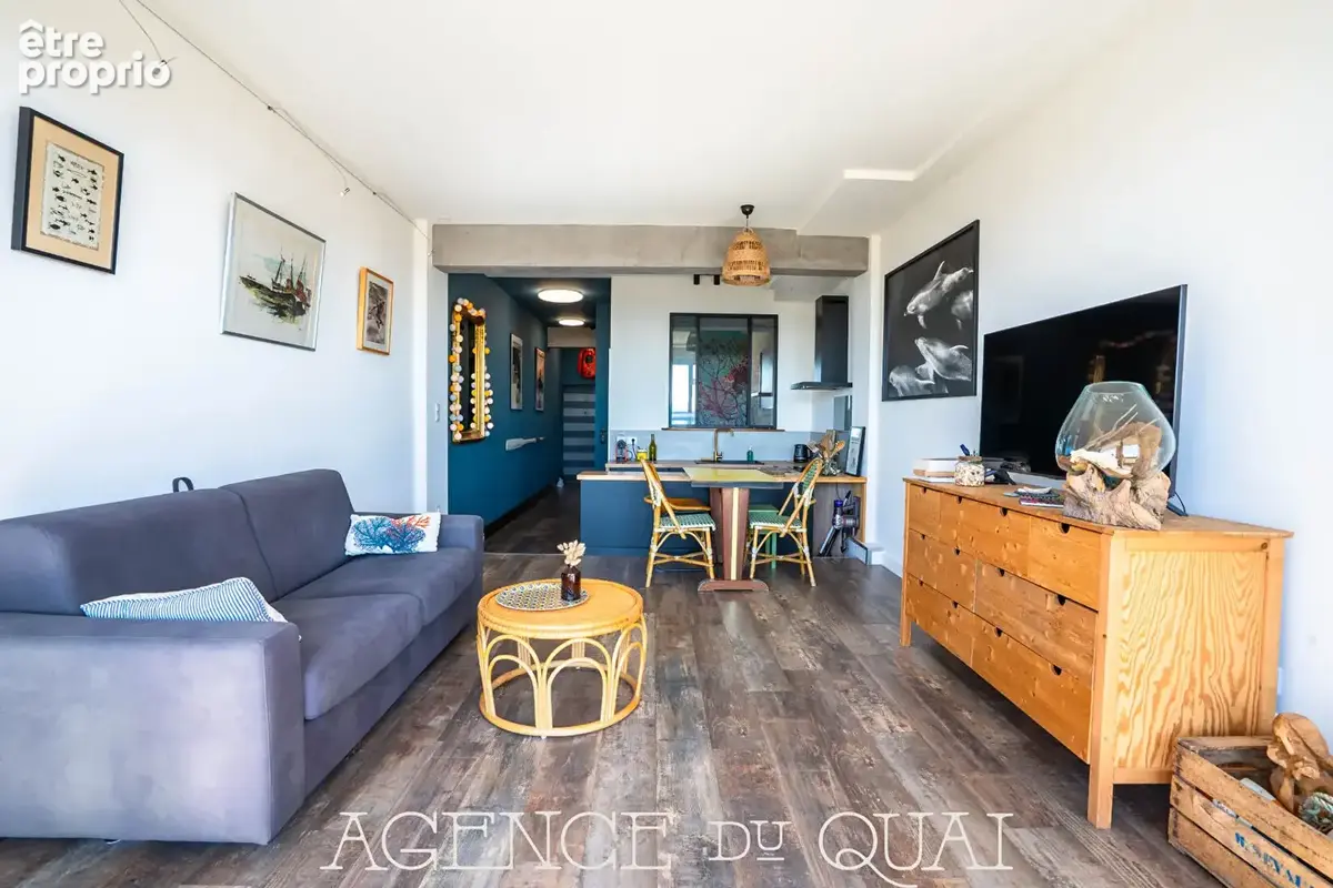A vendre, Sur la corniche de Concarneau, Appartement 2 pièces de 55.84 m² face à la mer - photo 3