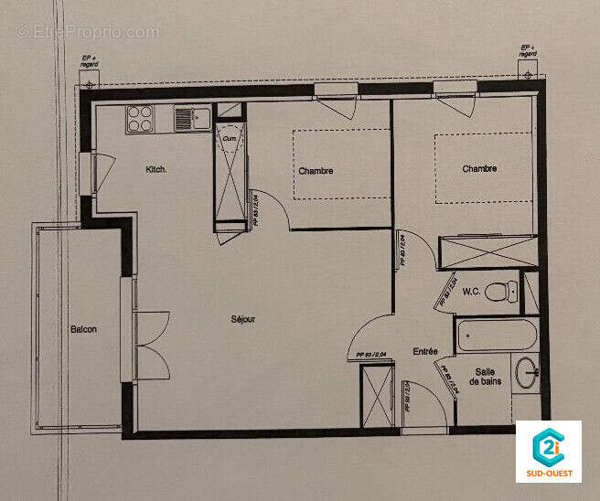 Appartement 54 m² à Saint-Gaudens  - photo 3