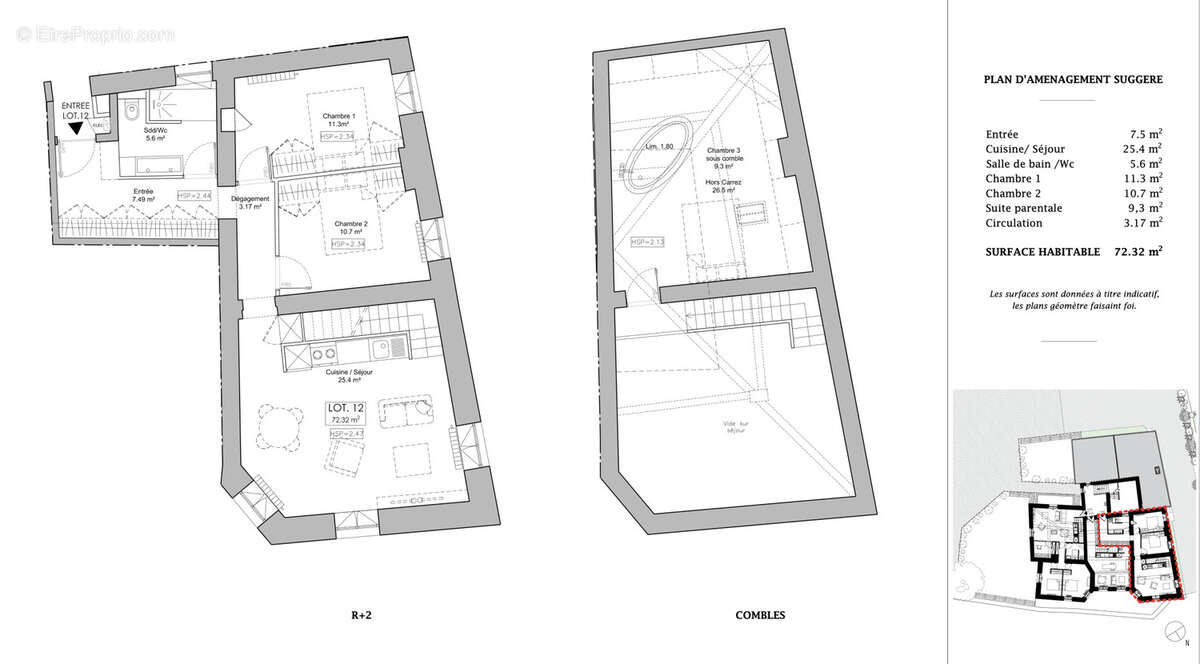 Appartement à CURIS-AU-MONT-D'OR