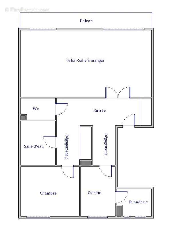 Appartement à PARIS-15E