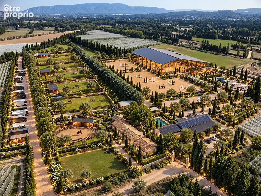 Domaine d'exception de 11,5 hectares .Un futur resort équestre au coeur des Alpilles - photo 5
