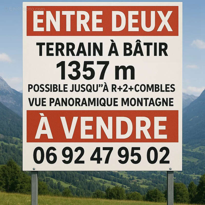 Terrain à ENTRE-DEUX