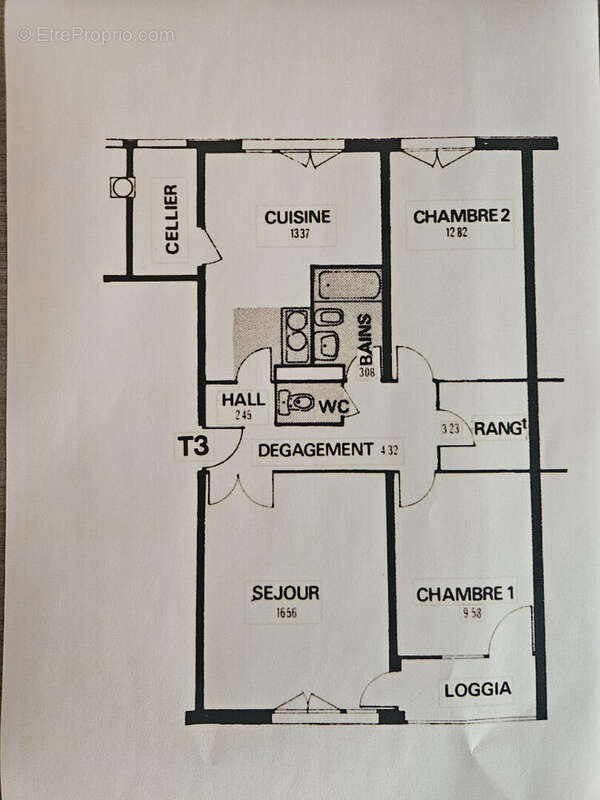 Bel Appartement de type 3  70m2 - photo 18