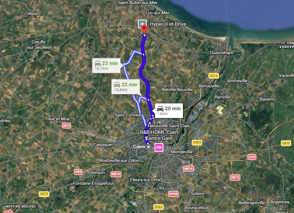 Terrain à DOUVRES-LA-DELIVRANDE