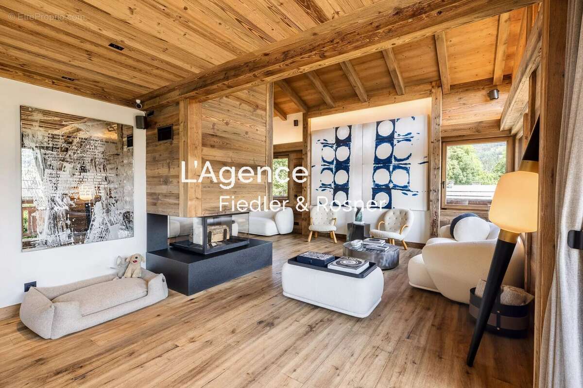 Ref 777 : megeve - chalet sur-mesure - finitions & decoration rare à megève - photo 8
