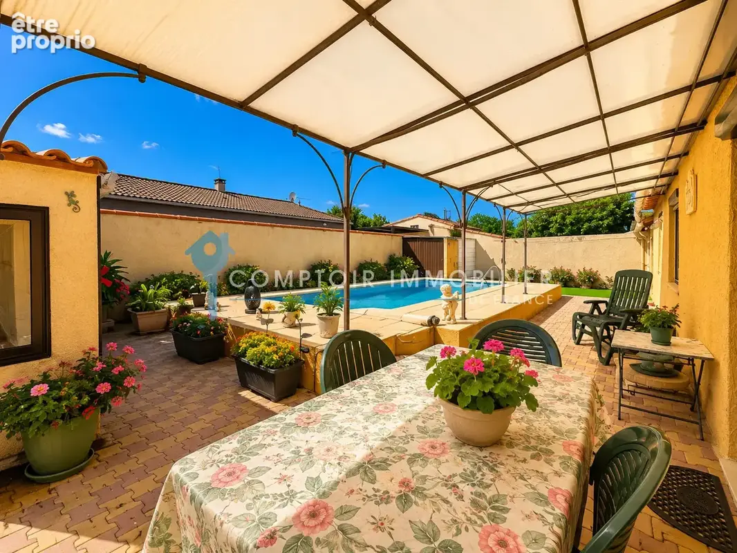 A vendre dept 30 (gard) aimargues villa pp 3 chambres jardin garage et piscine - photo 3