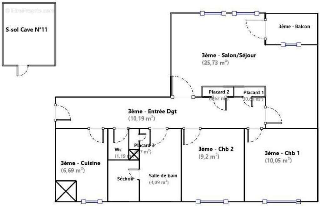 Appartement à SAINT-BRIEUC