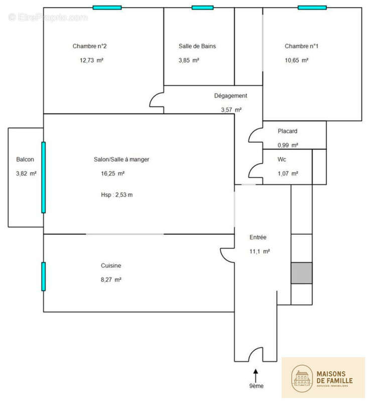 Appartement de 68m2 - Rue d'Alésia - Paris 14 - photo 16